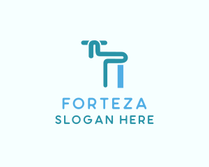 Blue Tap Faucet  logo design