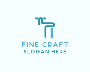 Blue Tap Faucet  logo design