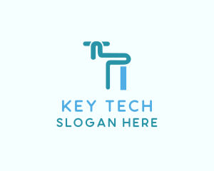 Blue Tap Faucet  logo design