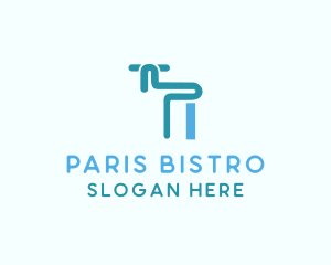 Blue Tap Faucet  logo design