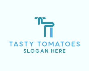 Blue Tap Faucet  logo design