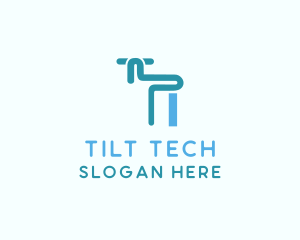 Blue Tap Faucet  logo design