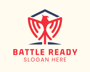 Infantry - Hawk Shield Security logo design