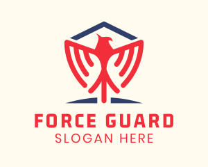 Hawk Shield Security logo design