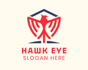 Hawk - Hawk Shield Security logo design