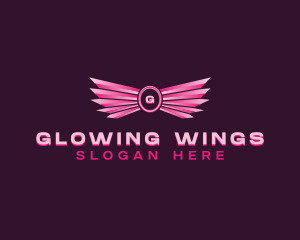 Wings Angelic Wellness logo design