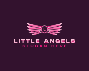 Wings Angelic Wellness logo design