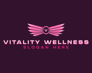 Wings Angelic Wellness logo design