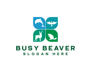 Beaver - Animal Park Zoo logo design