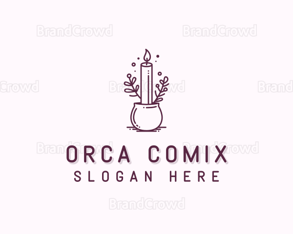 Candle Holder Decoration Logo