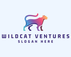 Wildcat - Gradient Wild Jaguar logo design