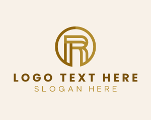 Firm - Digital Advertising Letter R logo design