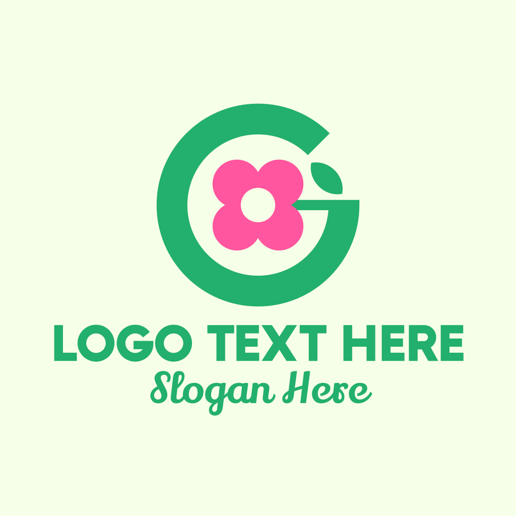 Flower Plant Letter G Logo | BrandCrowd Logo Maker