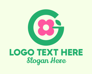 Floristry - Flower Plant Letter G logo design