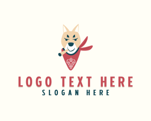 Cigar Hip Hop Dog logo design
