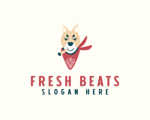 Hip Hop - Cigar Hip Hop Dog logo design