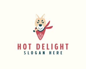 Cigar Hip Hop Dog logo design