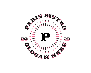 Rustic Hipster Bar Bistro logo design