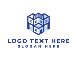Rooftop - Residential Building Property logo design