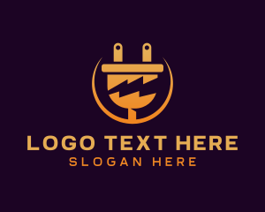 Electric Power Plug logo design