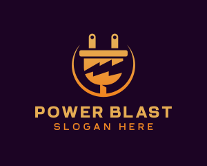 Electric Power Plug logo design