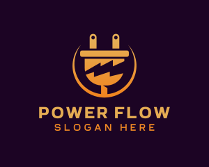 Electric Power Plug logo design