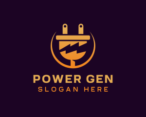 Electric Power Plug logo design