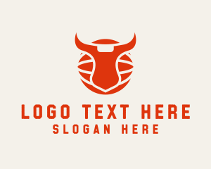 Livestock - Bull Sports Team logo design