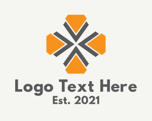 Tile Pattern - Geometric Flower Icon logo design