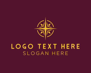 Voyage - Star Compass Navigation logo design