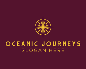 Voyage - Star Compass Navigation logo design