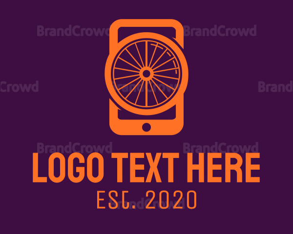 Mobile Phone Wheel Logo