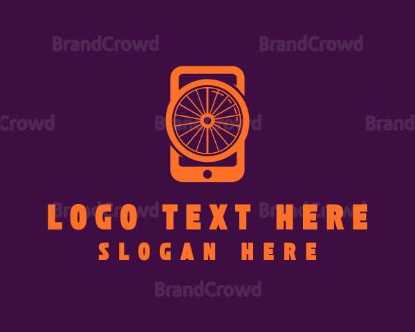 Mobile Phone Wheel Logo