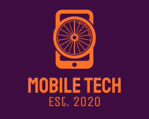 Mobile Phone Wheel  logo design