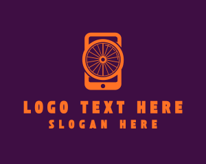 Electronics - Mobile Phone Wheel logo design