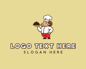 Cook - Ram Gourmet Chef logo design