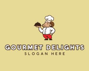 Ram Gourmet Chef logo design