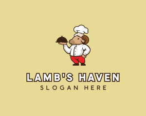 Lamb - Ram Gourmet Chef logo design