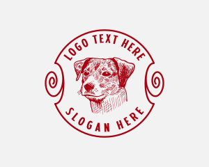 Canine Puppy Dog logo design