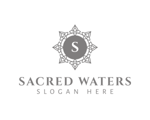 Baptism - Ornamental Glass Decor logo design