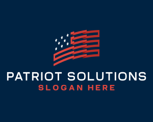 Patriot - Patriot American Flag logo design