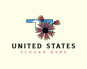 Oklahoma Botanical Flower logo design