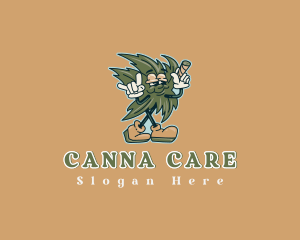Cannabinoid - Dope Weed Marijuana logo design