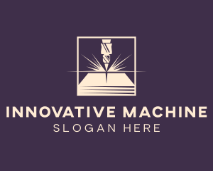 Industrial Laser Machine logo design