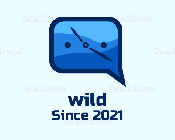 Chat Box Time Logo