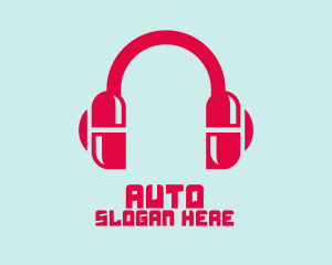 Music Pill Headphones Logo