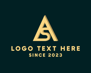 Contractor - Modern Pyramid Business logo design