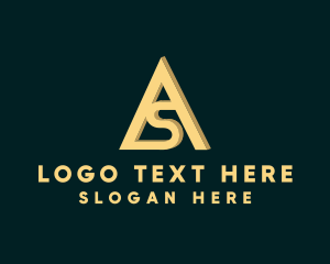 Contractor - Modern Pyramid Business logo design