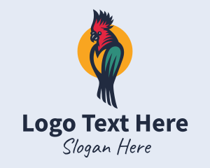 Toco Toucan - Colorful Parrot Cockatoo logo design