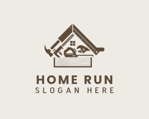 Construction Tools Home logo design